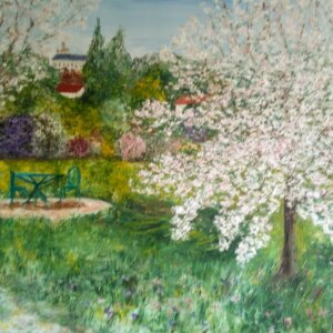 Pommiers en fleurs