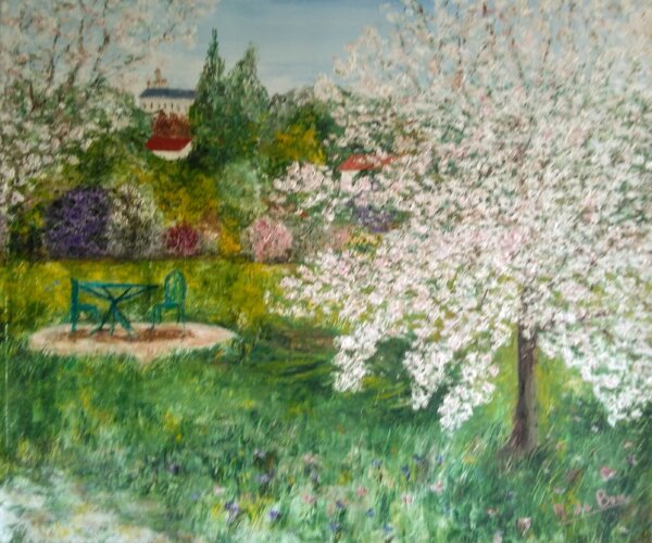 Pommiers en fleurs