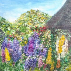 Les lupins en fleurs