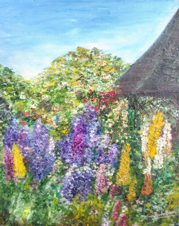 Les lupins en fleurs